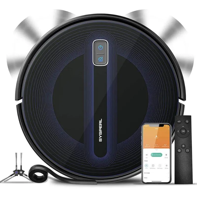 BOOMJOY Sweep And Wet Mopping Strong Suction Auto Intelligent Robot Vaccum Vacuum Cleaner