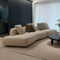 Nordischer Stil Stoff-Softsofa Modulares Wohnzimmer-Sofa-Set Luxuriöse Kommerzielle Wartebereich-Bestuhlung für Hotel-Lobby-Möbel