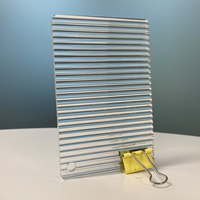 Panneaux muraux/revêtements en acrylique transparent ondulé pour cloisons de bureau et protection d'intimité