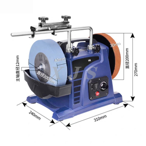 Affilatrice <span class=keywords><strong>da</strong></span> <span class=keywords><strong>banco</strong></span> a pietra umida con sistema di raffreddamento <span class=keywords><strong>ad</strong></span> <span class=keywords><strong>acqua</strong></span> e velocità variabile per affilatura di coltelli, scalpelli e utensili - Product Image 4