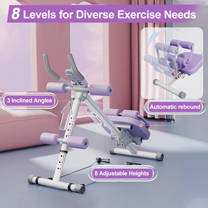 CZFIT <span class=keywords><strong>Appareil</strong></span> de fitness multifonctionnel pliable et portable <span class=keywords><strong>pour</strong></span> la maison, entraîneur abdominal, machine à crunch, rouleau de fitness <span class=keywords><strong>pour</strong></span> l'intérieur - Product Image 4