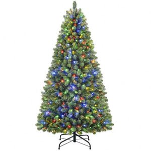 Sapin de Noël Artificiel de Luxe de Haute Qualité de 2m avec Lumières LED et Socle – Idéal pour la Maison et les Décorations de Fêtes – Prix Usine - Product Image 1
