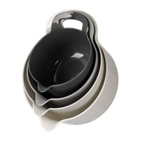 Gadget de cuisine bols à mélanger antiadhésifs pour la maison ensemble de 4 bols à salade en plastique imbriqués