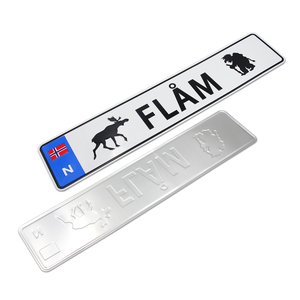 <span class=keywords><strong>Plaque</strong></span> d'<span class=keywords><strong>immatriculation</strong></span> de voiture en métal aluminium personnalisée avec logo, souvenir touristique des pays, vente en gros - Product Image 5