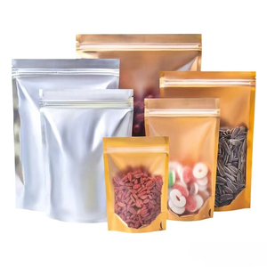 Sachets alimentaires personnalisés colorés <span class=keywords><strong>à</strong></span> fermeture éclair avec fenêtre transparente pour emballage de snacks et <span class=keywords><strong>épices</strong></span> - Product Image 2