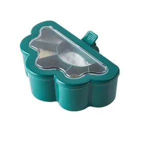 Juego de Recipientes para Condimentos 6 en 1 de Plástico PP de Grado Alimenticio, Ecológicos, para Pimienta, Azúcar, Sal y Especias, Herméticos y a Prueba de Polvo - Product Image 5