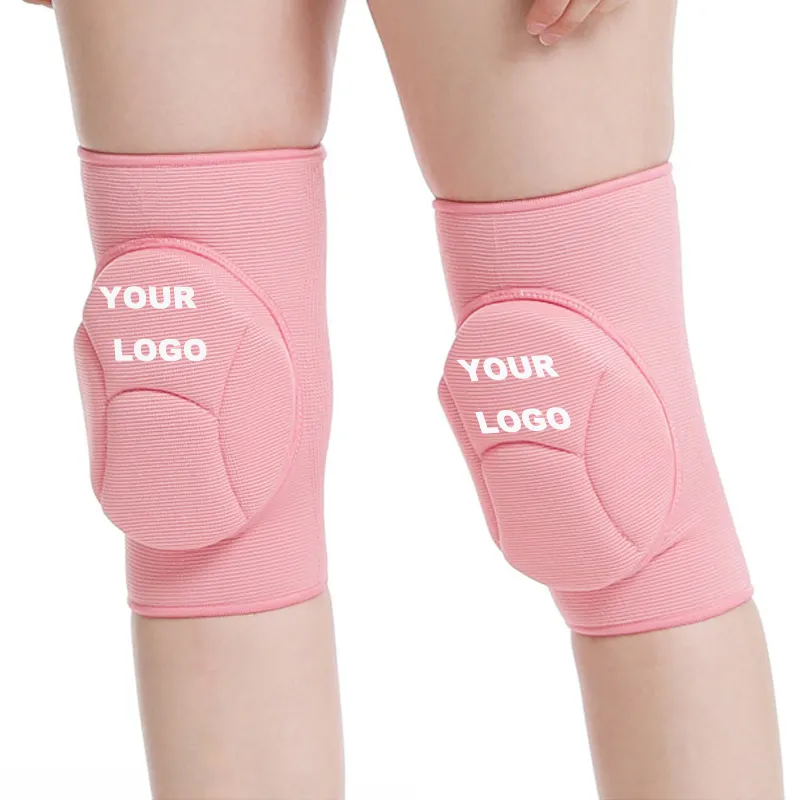 Op Maat Gemaakte Hoge Elastische Multi-Color Roze Paarse Compressie Knie Mouw Beste Knie Brace Voor Mannen & Vrouwen Knie Ondersteuning