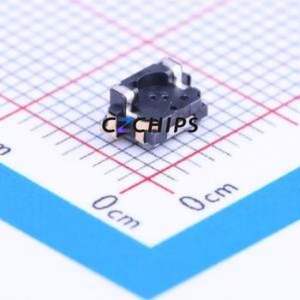 SKSNLAE010 Tactile Switch SMD Switch Single Pole Single Throw Rectangle Button Horizontal Mount 6.2mm - Product Image 2