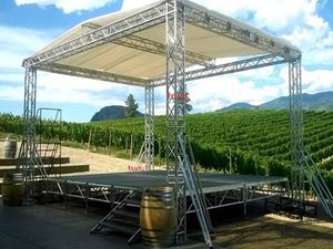 Aluminum Stage Lighting <strong>Speaker</strong> Box Fork <strong>Truss</strong> Tower <strong>Array</strong> <strong>Line</strong> <strong>Speaker</strong> Stand <strong>Truss</strong> for Wedding Projects - Product Image 5