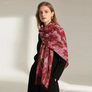Chal largo para mujer, estilo pashmina, con flecos, tacto cachemir, suave, para invierno, regalo, mezcla de lana, para uso diario, para el cuello. - Product Image 2