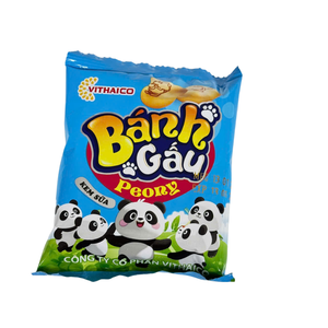 Peony Bear Milk Cream Filled Biscuits Delicious Mini Cookies Sweet Snacks for <b>Kids</b> Pack 24g Wholesale - Product Image 6