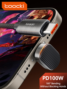 Toocki nuovo stile PD 100W a forma di <span class=keywords><strong>U</strong></span> cavo a gomito tipo <span class=keywords><strong>C</strong></span> ricarica rapida Usb dati per il gioco - Product Image 5