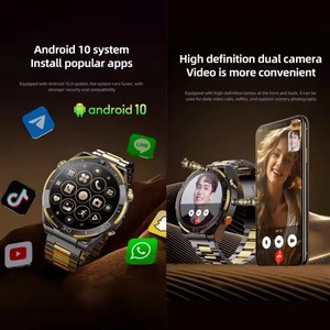 Smartwatch T7 4G Rete Completa Fotocamera AMOLED 128G Risposta Chiamate Pagamenti Direzione Qibla IP67 Touch HD - Product Image 4