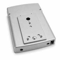 Boîtier de balance analytique en aluminium moulé sous pression ADC12 personnalisé, revêtement poudré gris, boîtier de précision pour balance de pesage, OEM