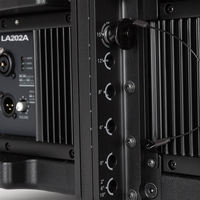 Speaker Line Array Aktif Dua Arah PA, Double 8 Inch, Peralatan Suara Panggung DJ 1400W, Kabinet Kayu