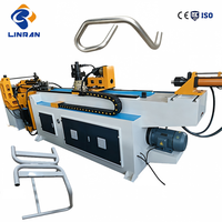 LINRAN CE Certified Automatic Hydraulic Square/Round Tube 3 Inch Pipe Bending Machine