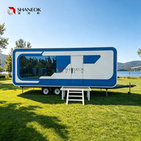 Maison conteneur préfabriquée modulaire en acier galvanisé, style chinois, démontable et mobile, 20FT/40FT