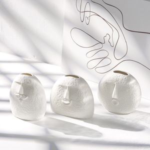 ZHUODI C34 Maceta de Cerámica Blanca de Estilo Moderno con Diseño Navideño, Ecológica, Duradera, Ligera, con Orificio de Drenaje y <span class=keywords><strong>Autorriego</strong></span> - Product Image 2
