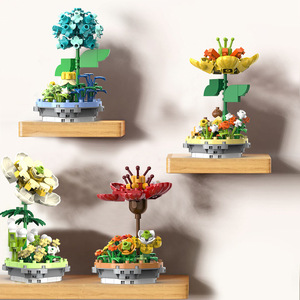 Yuxin Xunzhilian Bouquet de blocs de construction, mini modèle de fleurs, jouet DIY pour adolescents de 7 à 14 ans - Product Image 2