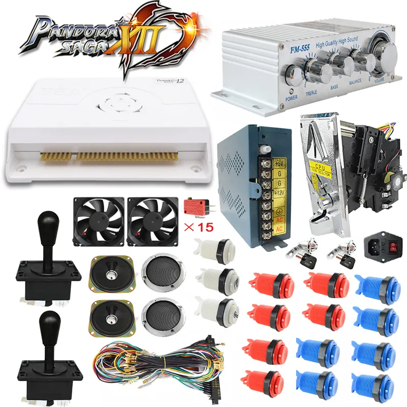 Neue Pandora Spiel box 12 /12s 3D Arcade in1 Spiel Pandora Arcade Spiel DIY Teile Kit