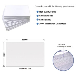 Tarjeta RFID Blanca de PVC NFC EV1 de Alta Calidad para Impresión, 13.56mhz, Tarjeta IC en Blanco - Product Image 2