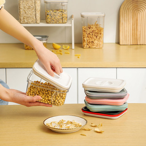 Food Grade Baby Formula <b>Container</b> <b>Large</b> Square Airtight Moisture Proof With Spoon For Refrigerator <b>Storage</b> - Product Image 3