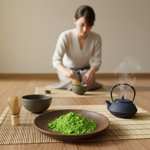 ผงมัทฉะลาเต้รสจัสมินออร์แกนิคแบบสำเร็จรูป บรรจุภัณฑ์กล่องใหญ่ ชาเพื่อสุขภาพคุณภาพสูง - Product Image 4