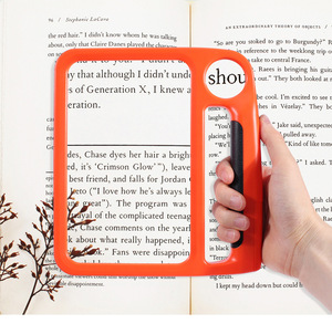 Lupa de página completa 5X 10X con lupa de mano recargable de 3 modos de luz para inspección de libros de lectura para personas mayores - Product Image 1