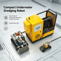 Machine de nettoyage de sable de rivière haute capacité avec une capacité de 120 m3/h pour la restauration des canaux