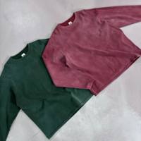 T-shirt à manches longues personnalisé avec logo, 315g, en pur coton, style rétro délavé et usé, coupe ample, vêtement de sport à manches longues