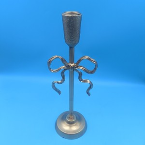 <b>Bow</b>-shaped Alloy Candlestick Durable Home Decoration For Christmas New Year's Day <b>Gift</b> - Product Image 4