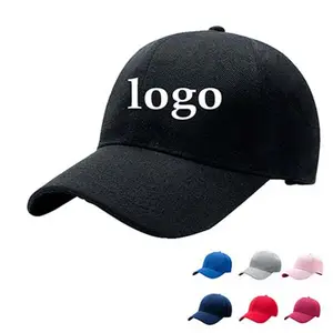 高品质促销定制标志棒球帽6面板帽子印花，带刺绣，适合男士Gorras