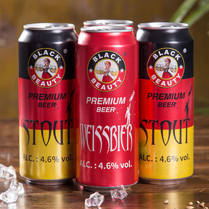 Hot Sale Custom Alkohol gehalt 330ml 12oz Dark Malt Beer Alkoholisches Getränk Wheat Stout Beer mit OEM-Service - Product Image 1