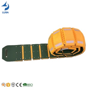 New Highly Portable Plastic Material Foldable Temporary Folding Speed Bump With Carry Bag Reflective Strip For Roadway Safety