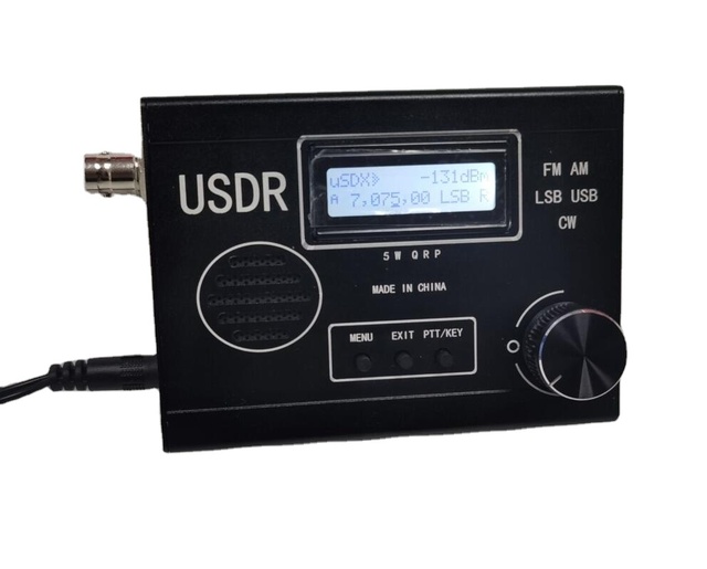 USDR USDX 5W 8 Band SDR All Mode USB, LSB, CW, AM, FM .SSB .HF QRP Transceiver
