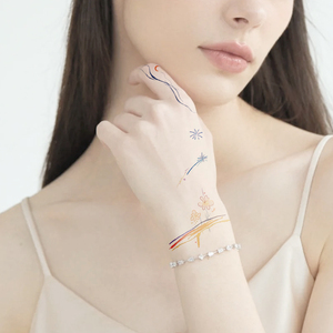 Nuevas Pegatinas de Tatuajes Temporales Románticas para Dedos, de Papel Blanco, Resistentes al Agua y al Sudor, Personalizables para Brazo, Cara, Clavícula y Cuerpo - Product Image 2