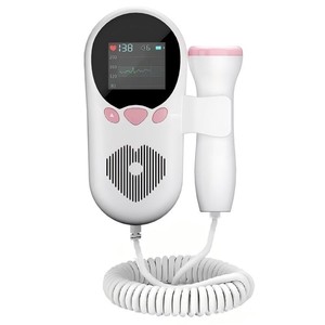 Monitor de ECG Fetal Portátil, Monitor de Frecuencia Cardíaca Fetal Doppler, Detector de <span class=keywords><strong>Latidos</strong></span> del Corazón del Bebé <span class=keywords><strong>para</strong></span> Uso Doméstico durante el Embarazo - Product Image 6