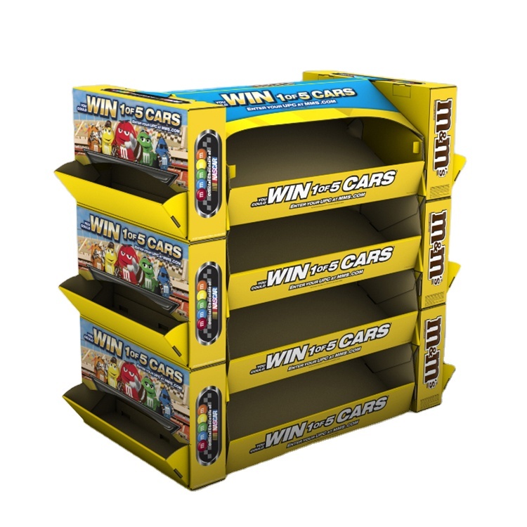 Customized Wire Metal Display Stand Candy Display Rack Banana Shape Candy Rack Display for Candy Shop — view 6