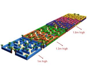 Pas cher <span class=keywords><strong>Super</strong></span> grand peut être personnalisé taille gonfler <span class=keywords><strong>labyrinthe</strong></span> pour la plage une utilisation extérieure PVC air <span class=keywords><strong>labyrinthe</strong></span> - Product Image 3
