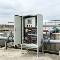 Armoire de commande PLC Fuken IP55 personnalisée en usine avec serrure à poignée dissimulée, pour tension et courant, utilisation intérieure/extérieure, transmission d'énergie industrielle