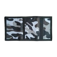 Dompet taktis untuk pria, dompet ramping ritsleting kartu, Gantungan Kunci poliester, kantung pendek kamuflase, dompet taktis terbuka untuk pria