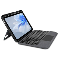 Funda con Teclado Dividido para iPad Mini 6.ª Generación 2021 con Ranura para Lápiz y Trackpad, Cubierta de Cuero PU, Fundas Personalizadas para Teclado