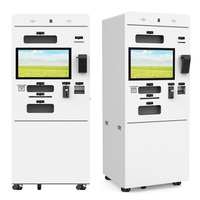 Distributeur automatique de billets multifonctionnel avec accepteur de billets, validateur de billets, écran tactile, machine de change de devises avec imprimante laser A4