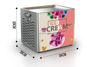 Nhà Máy Giá chất lượng hàng đầu mini chiên kem cuộn máy Ice Roll Máy thái lan phong cách cuộn chiên Máy làm kem - Product Image 4