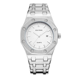 Montre homme en gros, modèle unique - Montre à quartz d'exportation avec bracelet en acier octogonal pour homme - Modèle résistant à l'eau - Product Image 1