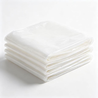 Sac plat ouvert en LDPE résistant à l'humidité et à la poussière, multi-usages pour l'emballage de pièces industrielles