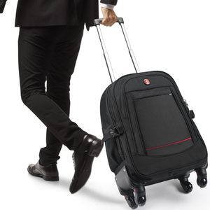Hot Resistant Rolling Backpack Travel Backpack with Wheels Carry on Luggage Wheeled Computer Laptop Backpack <b>Trolley</b> <b>Suitcase</b> - Product Image 1