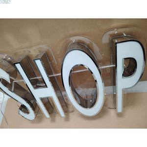 कार सड़क सुरक्षा के लिए कस्टम पॉलिश सिल्वर मिरर फ्रंटलिट क्रोम अक्षर - Product Image 2