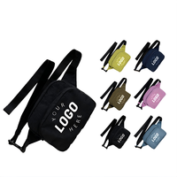 Riñonera/Bandolera Antirrobo de Nylon Reciclable Personalizada con GPS, Correas Ajustables, Unisex para Mujer