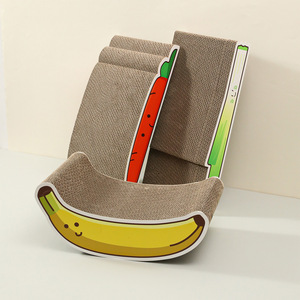 Rascador para Gatos de Cartón Corrugado con Diseño de Frutas de Dibujos Animados PipiTao Original, Juguete Duradero para Gatos, Suministros para Gatos, Venta al Por Mayor Disponible - Product Image 2